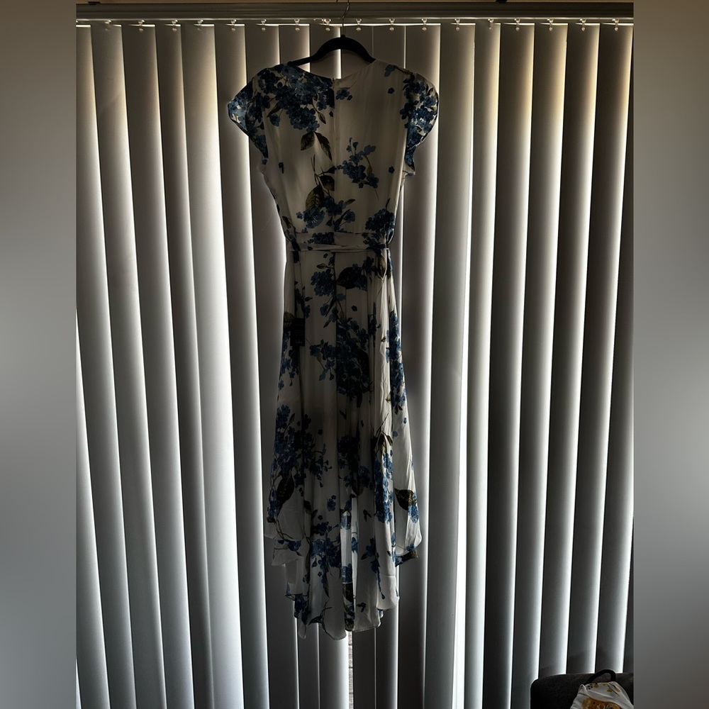 Lulu's Blue Floral High Low Dress - Picture 5 of 8